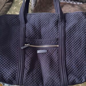 Vera Bradley Quilted Shoulder Bag in Navy
